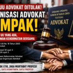 Revisi UU Advokat Ditolak, Sejumlah Pimpinan Organisasi Advokat Desak Pemerintah Jalankan Aturan yang Berlaku